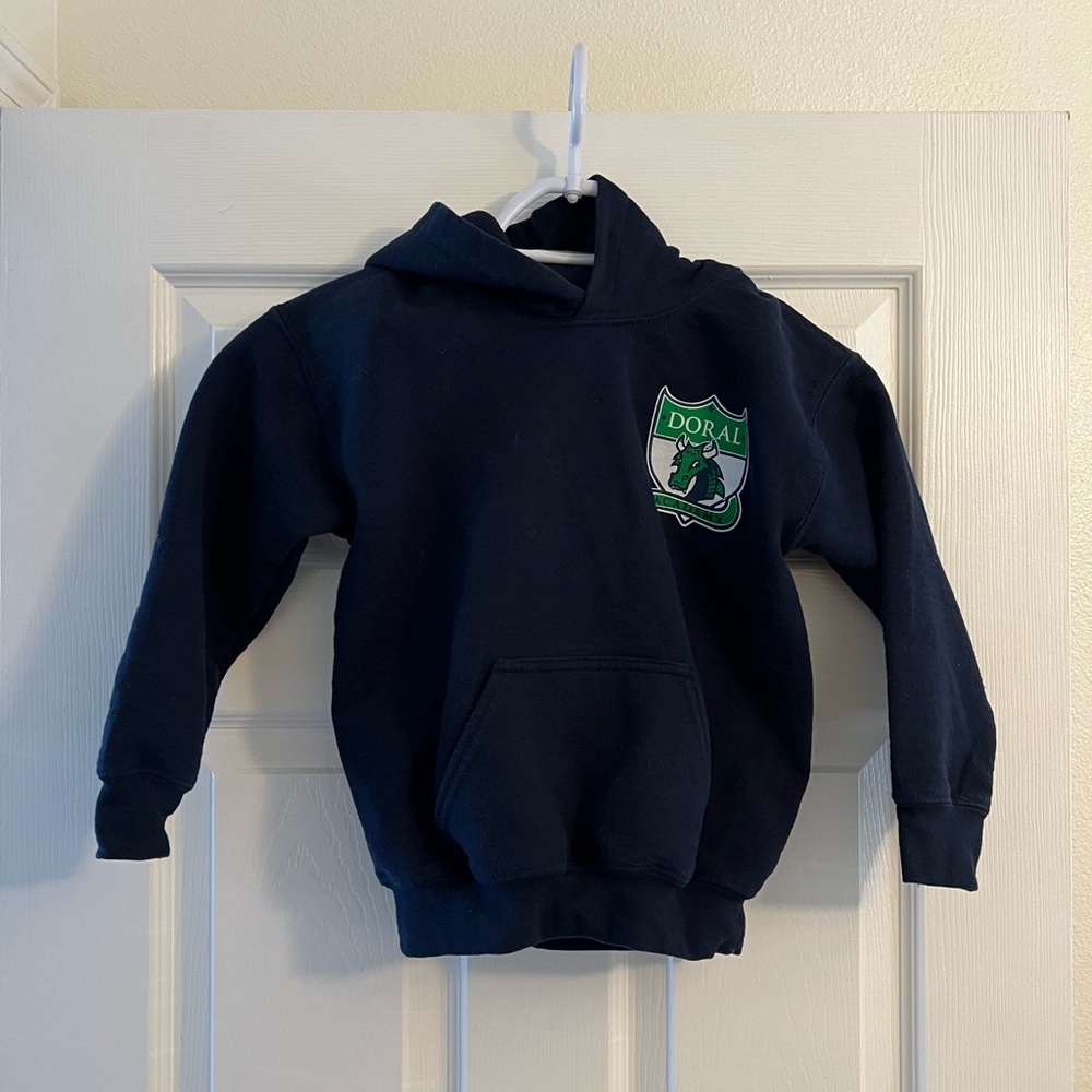 Gildan Blue hooded Sweatshirt